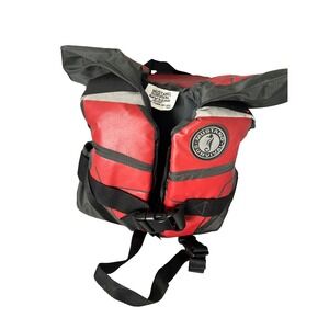 Mustang Survival MV3250 Infant Life Jacket PFD Type II Red Charcoal Under 30 lbs